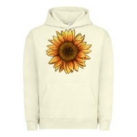 Pigment Pistachio sunflower Urban Hoodie - BarkalooDesign