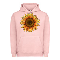 Pigment Salmon sunflower Urban Hoodie - BarkalooDesign