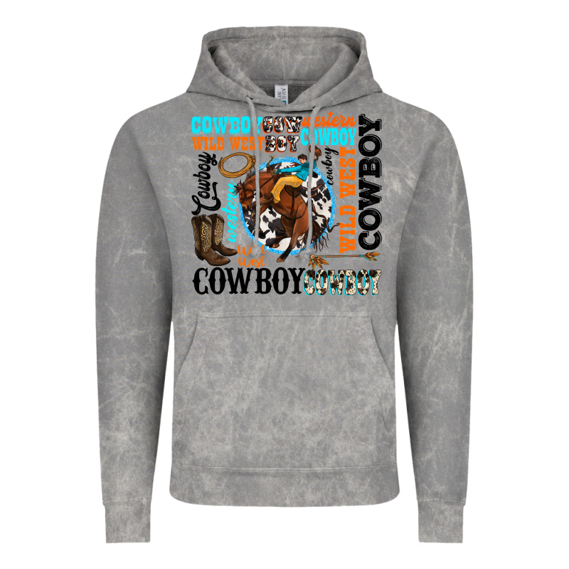 Western Cowboy Wild West Vintage Hoodie by texasbilliewilder | Teevron