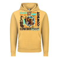 Vintage Mustard western cowboy wild west Vintage Hoodie - texasbilliewilder