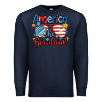 Navy america the beautiful Premium Sweatshirt - MaliasSmallBusiness