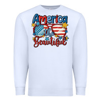 White america the beautiful Premium Sweatshirt - MaliasSmallBusiness
