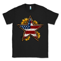 Black western 4th of july star Classic Tee - HRA Design Shop
