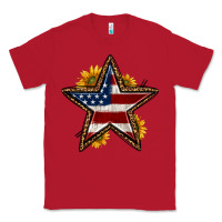 Red western 4th of july star Classic Tee - HRA Design Shop