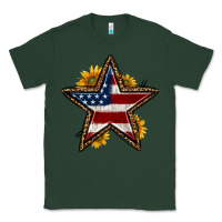 Sports Green western 4th of july star Classic Tee - HRA Design Shop
