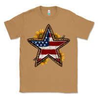 Toasted Coconut western 4th of july star Classic Tee - HRA Design Shop