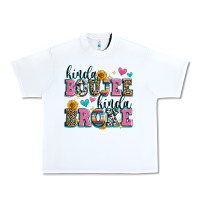 White kinda boujee kinda broke Urban Heavy Tee - Zillion Design Studio