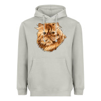 Moon Dust Persian Cat Face Heavyweight Hoodie - LillyAllenDesigns