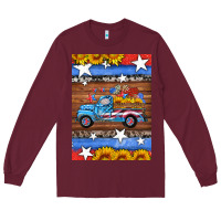 Burgundy american truck air freshener Long Sleeve Tee - HRA Design Shop