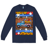 Navy american truck air freshener Long Sleeve Tee - HRA Design Shop