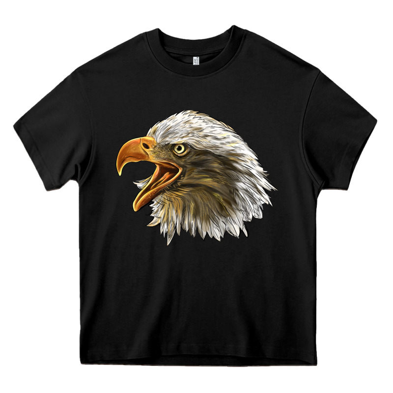 Bald Head Eagle Heavy Core Tee by LillyAllenDesigns | Teevron