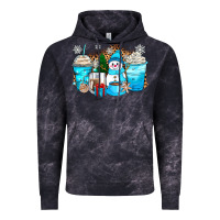 Cloud Black winter snowman coffee cups Vintage Hoodie - Zillion Design Studio