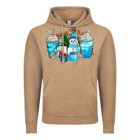 Vintage Coffee winter snowman coffee cups Vintage Hoodie - Zillion Design Studio