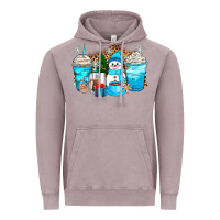 Vintage Zinc winter snowman coffee cups Vintage Hoodie - Zillion Design Studio