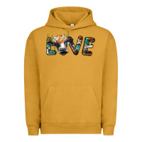 Pigment Peanut Butter love with holstein cow Urban Hoodie - BarkalooDesign