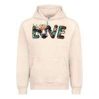Sandshell love with holstein cow Urban Hoodie - BarkalooDesign