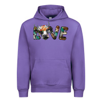 Tulip love with holstein cow Urban Hoodie - BarkalooDesign