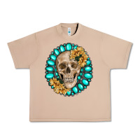Burro skull with gemstone and sunflower Urban Heavy Tee - RanaPortraitStore