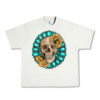 Pistachio skull with gemstone and sunflower Urban Heavy Tee - RanaPortraitStore