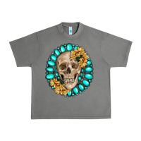 Tornado skull with gemstone and sunflower Urban Heavy Tee - RanaPortraitStore