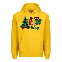 Lemon happy pawlidays christmas pets Premium Hoodie - MaliasSmallBusiness