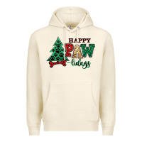 Tofu happy pawlidays christmas pets Premium Hoodie - MaliasSmallBusiness