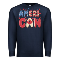 Navy American Premium Sweatshirt - MaliasSmallBusiness