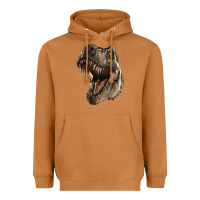 Meerkat Tyrannosaurus T Rex Face Heavyweight Hoodie - LillyAllenDesigns