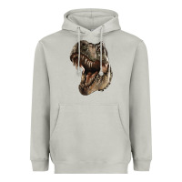 Moon Dust Tyrannosaurus T Rex Face Heavyweight Hoodie - LillyAllenDesigns