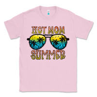 Bubblegum Pink hot mom summer Classic Tee - CowhideDigitalArt