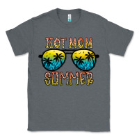 Charcoal Heather hot mom summer Classic Tee - CowhideDigitalArt