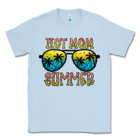 Dusty Blue hot mom summer Classic Tee - CowhideDigitalArt