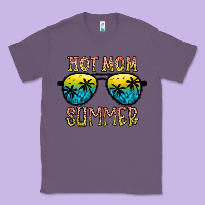 Hot Mom Summer Classic Tee Designed By Cowhidedigitalart
