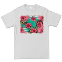 Dove Grey easter spring leopard serape background Premium Tee - Artiststas