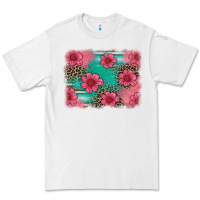 White easter spring leopard serape background Premium Tee - Artiststas