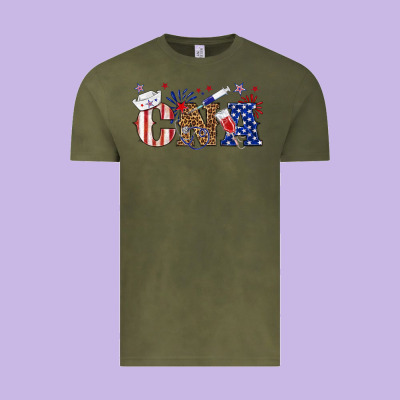 Cna Certified Nursing Vintage Tee Designed By Texasbilliewilder