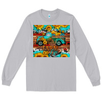 Moon Dust western farm life truck sunflowers  mousepad Long Sleeve Tee - HRA Design Shop