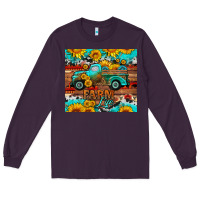 Plum western farm life truck sunflowers  mousepad Long Sleeve Tee - HRA Design Shop