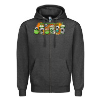 Charcoal Heather soccer coffee cups Zipper Hoodie - Jasminsmagicworld