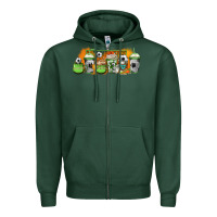 Sports Green soccer coffee cups Zipper Hoodie - Jasminsmagicworld