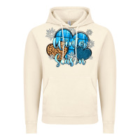 Vintage Artic snow hearts winter season Vintage Hoodie - Zillion Design Studio
