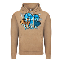 Vintage Coffee snow hearts winter season Vintage Hoodie - Zillion Design Studio