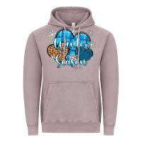 Vintage Zinc snow hearts winter season Vintage Hoodie - Zillion Design Studio