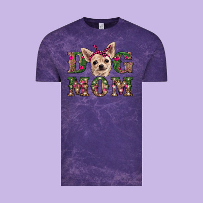Christmas Dog Mom Chihuahua Vintage Tee Designed By Ranaportraitstore