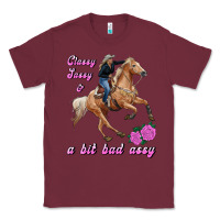 Burgundy classy sassy & a bit bad assy Classic Tee - RanaPortraitStore