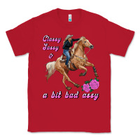Red classy sassy & a bit bad assy Classic Tee - RanaPortraitStore