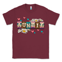 Burgundy daisy auntie Classic Tee - AdoDesignShop