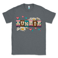 Charcoal Heather daisy auntie Classic Tee - AdoDesignShop