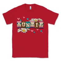 Red daisy auntie Classic Tee - AdoDesignShop
