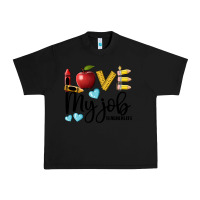 Black love my job teacher life Urban Heavy Tee - BarkalooDesign